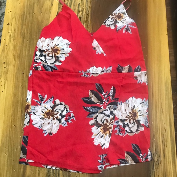 🎉Floral Deep V Romper! - Picture 4 of 5